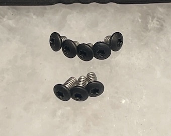Black Stainless Steel T6 Torx Screws for Benchmade SOCP 390BK 390SBK 391BK 391SBK Knife