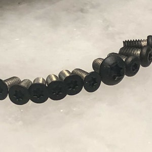 Matte Black Screws Set For Spyderco Tenacious and Resilience Pocket Knife
