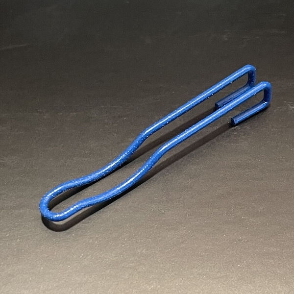 Matte Blue Steel Wire Clip For Spyderco Para 3 FRN Sage 5 LW SpydieChef Knife