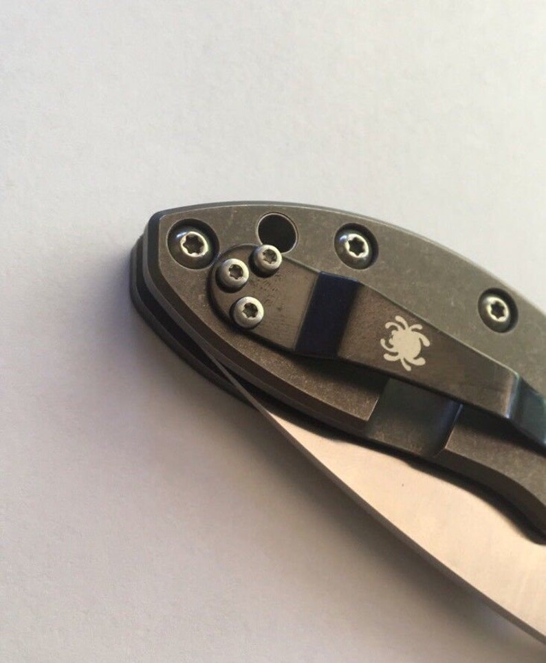 Factory Manufactured Collectibles Matte Black Pocket Clip Torx Screws