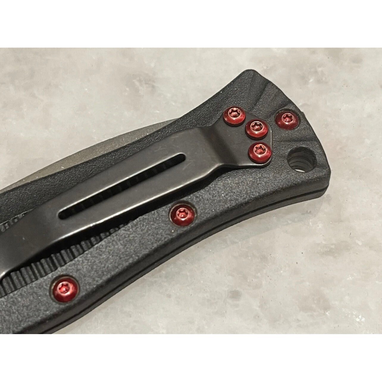 Red Torx Fasteners Red Stainless Steel Torx Screws Set for Benchmade 530 Pocket Knife- Set ...