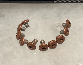 Copper Stainless Steel Screw For Benchmade Bugout 535 Mini Bugout 533 Knife 10pc