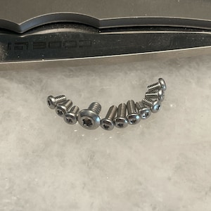 Stainless Steel Screws For Cold Steel Code 4 Knife Pivot Scale Pocket Clip Plug
