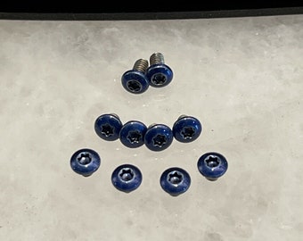 ANODIZED Purple Phillips Screws \u2022 Titanium \u2022 Fits Benchmade Mini Bugout \u2022 3x Replacement Pocket Clip Screws ANODIZED Purple Phillips Screws \u2022 Titanium \u2022 Fits Benchmade Mini Bugout \u2022 3x Replacement Pocket Clip Screws