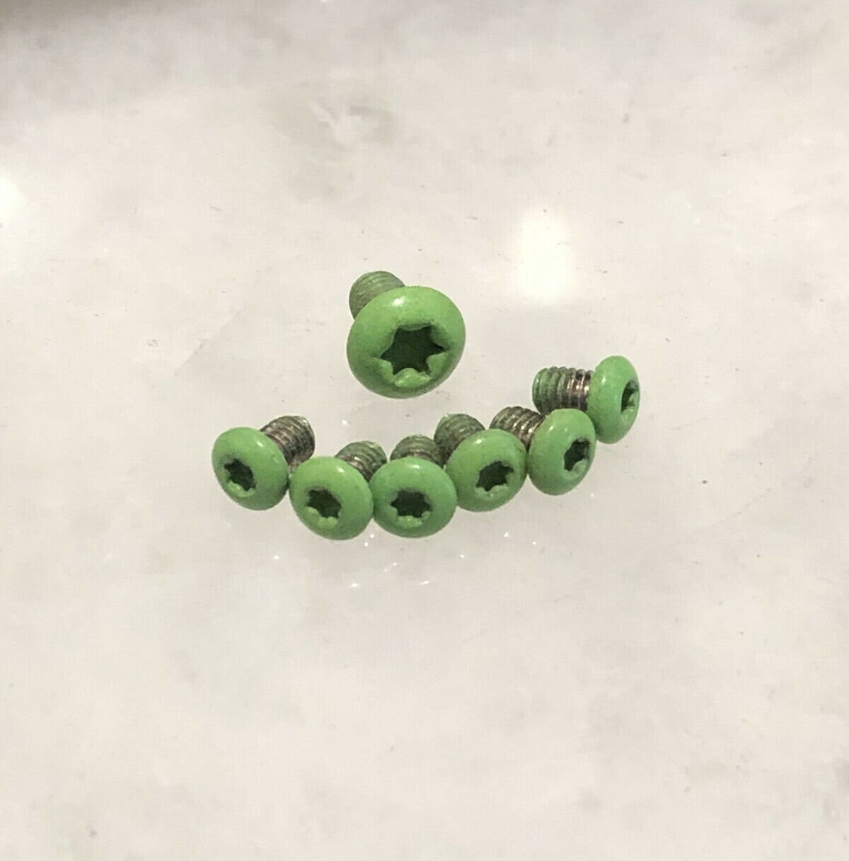 Zombie Green Screws Set for CRKT Pilar Knife Handle Pivot & Pocket Clip 7pcs