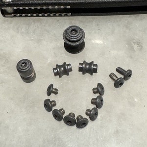 Gray Stainless Screws Axis Bar Thumb Stud Standoffs For Benchmade Bugout 535 Bailout 537 Knife