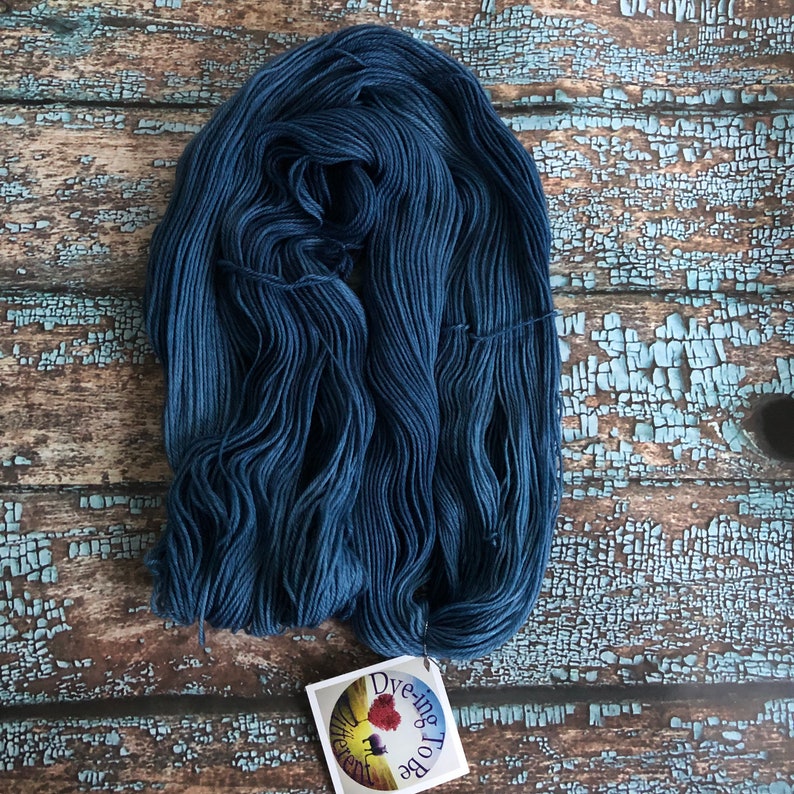 Hand Dyed Yarn Brand New Blue Jeans