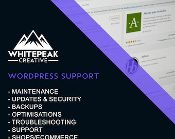 WordPress Website Maintenance & Support | Fixes, Security, Updates, Speed Optimization, Troubleshooting, Expert Help