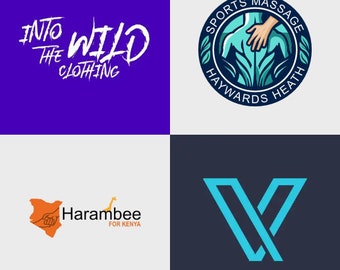 Custom Professional Logo Design - One Concept, Unlimited Revisions, Fast Turnaround, Satisfaction Guaranteed