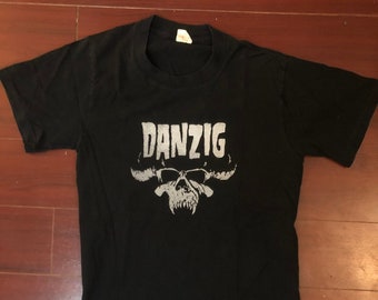 Mid 90s Danzig - Skull logo vintage tee shirt