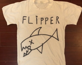 90s Flipper - Fish logo vintage tee shirt