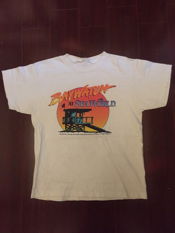 1995 Baywatch at Sea World vintage tee