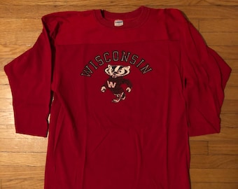 Vintage 1970s Champion Football Jersey Mens Size Medium 20.5 X 27