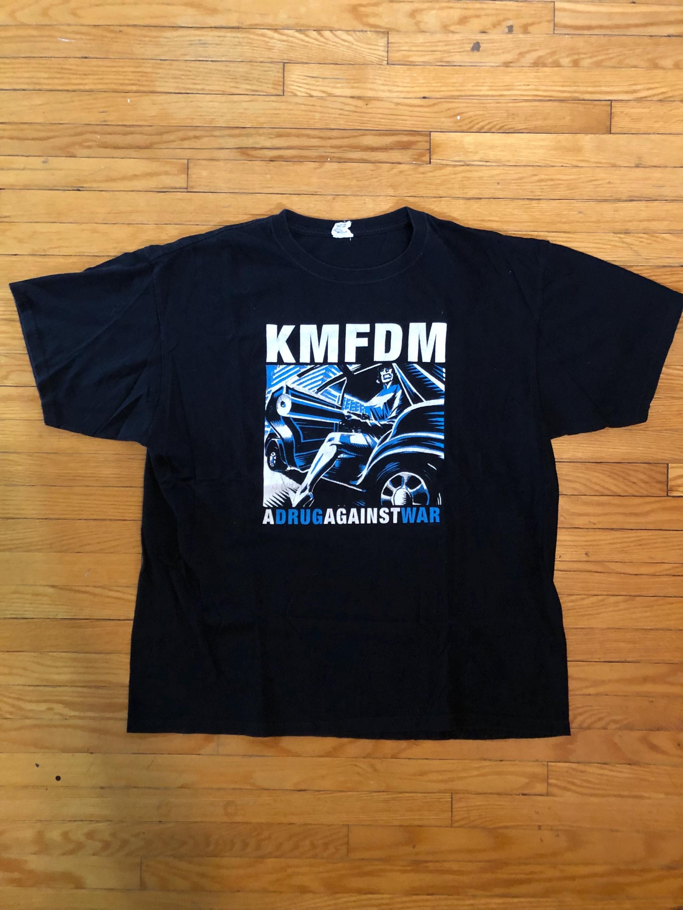 2002年 KMFDM 『Attak』 プロモ Tシャツ Oval Tumbling Logo Tee – kmfdmstore