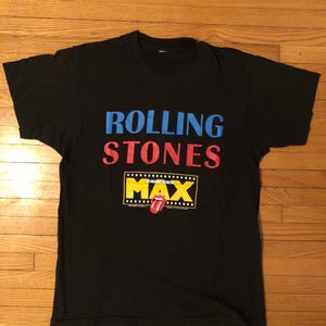 1991 Rolling Stones at the Max double-sided vintage band tee shirt