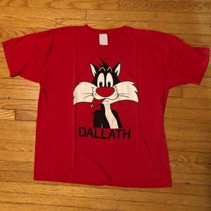 1983 Sylvester the cat - Dallath - Dallas vintage tee shirt