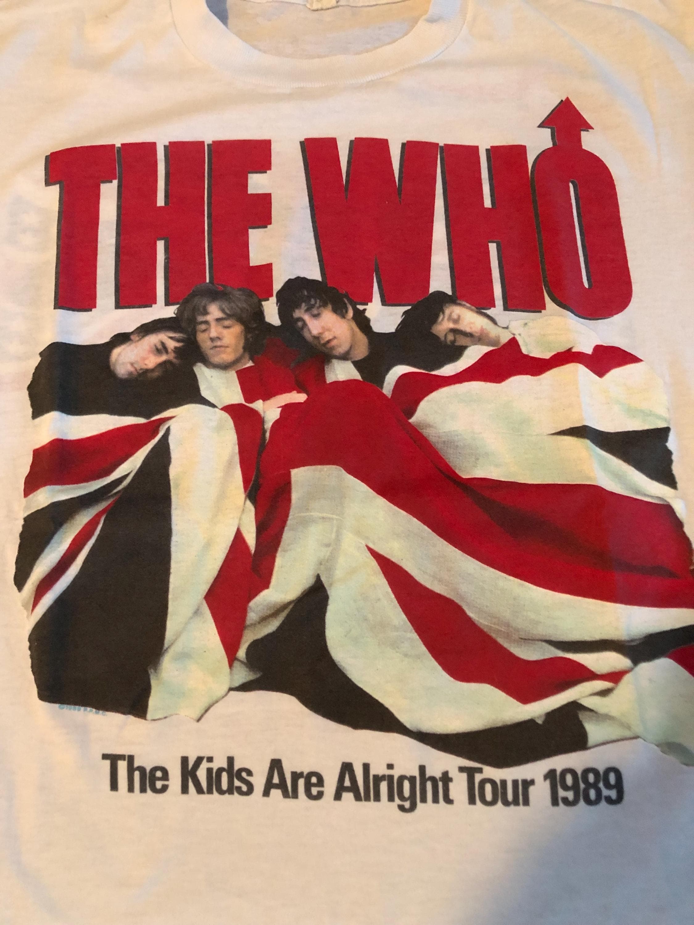 1989 the Who - the Kids Are Alright Tour Vintage Tee - Etsy
