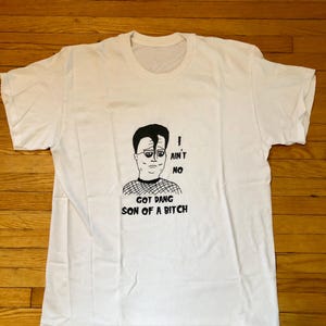 2010s Hank Hill Glenn Danzig - King of the Hill Misfits mashup parody vintage tv band tee shirt