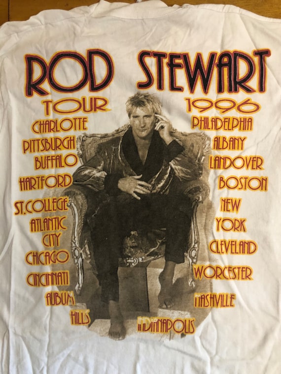 1996 Rod Stewart - Live in Concert- Vintage Tour Long Sleeve