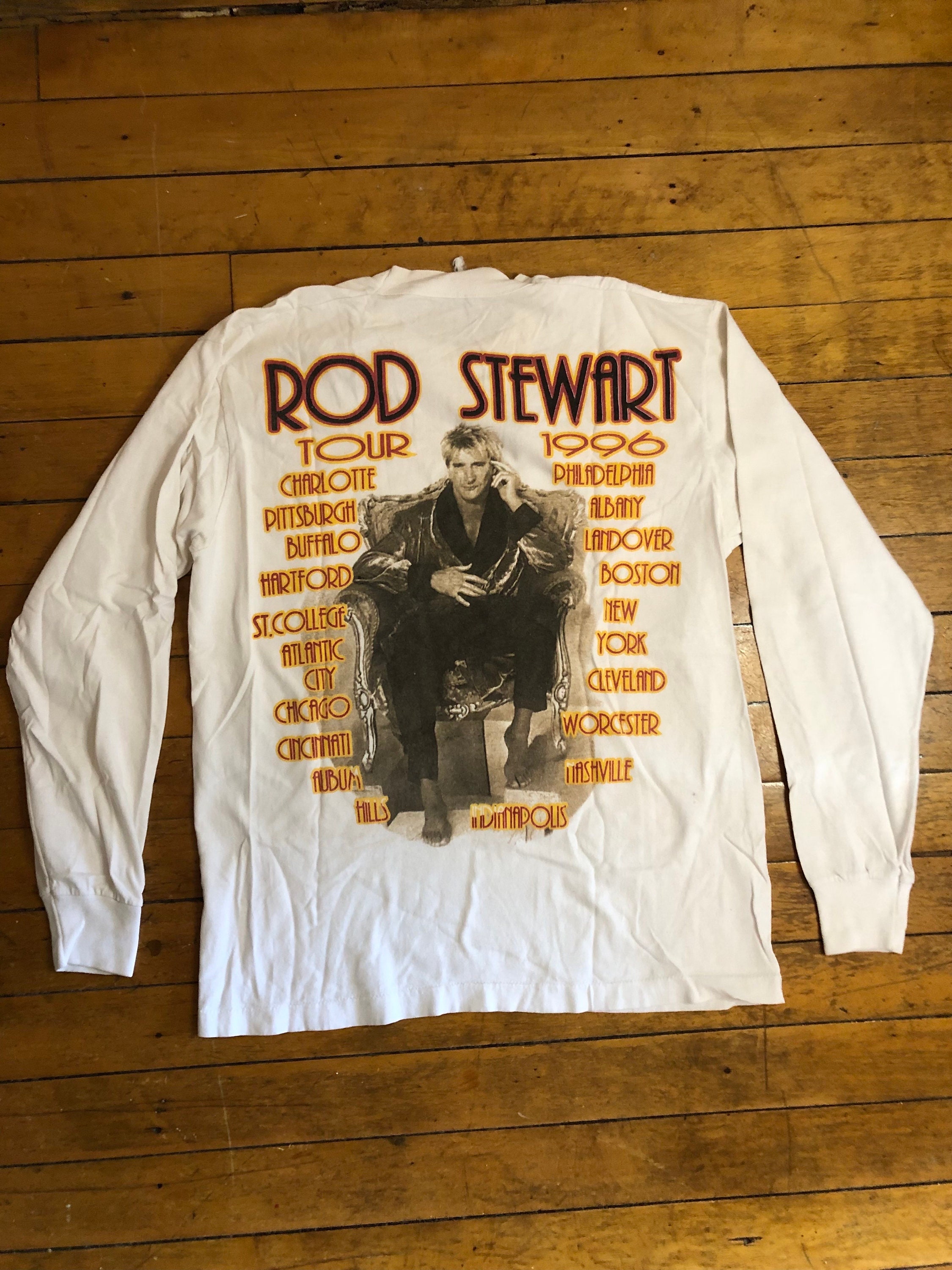 ロッドスチュワートTシャツ RodStewart Live In Concert Rod Stewart Live In Concert T-Shirt - Rod Stewart Official Store