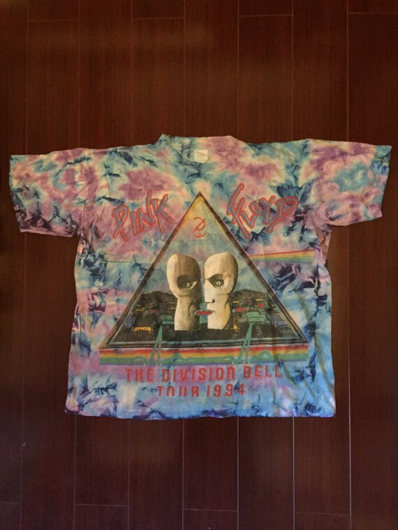 1994 Pink Floyd The Division Bell Tour tie dye vin