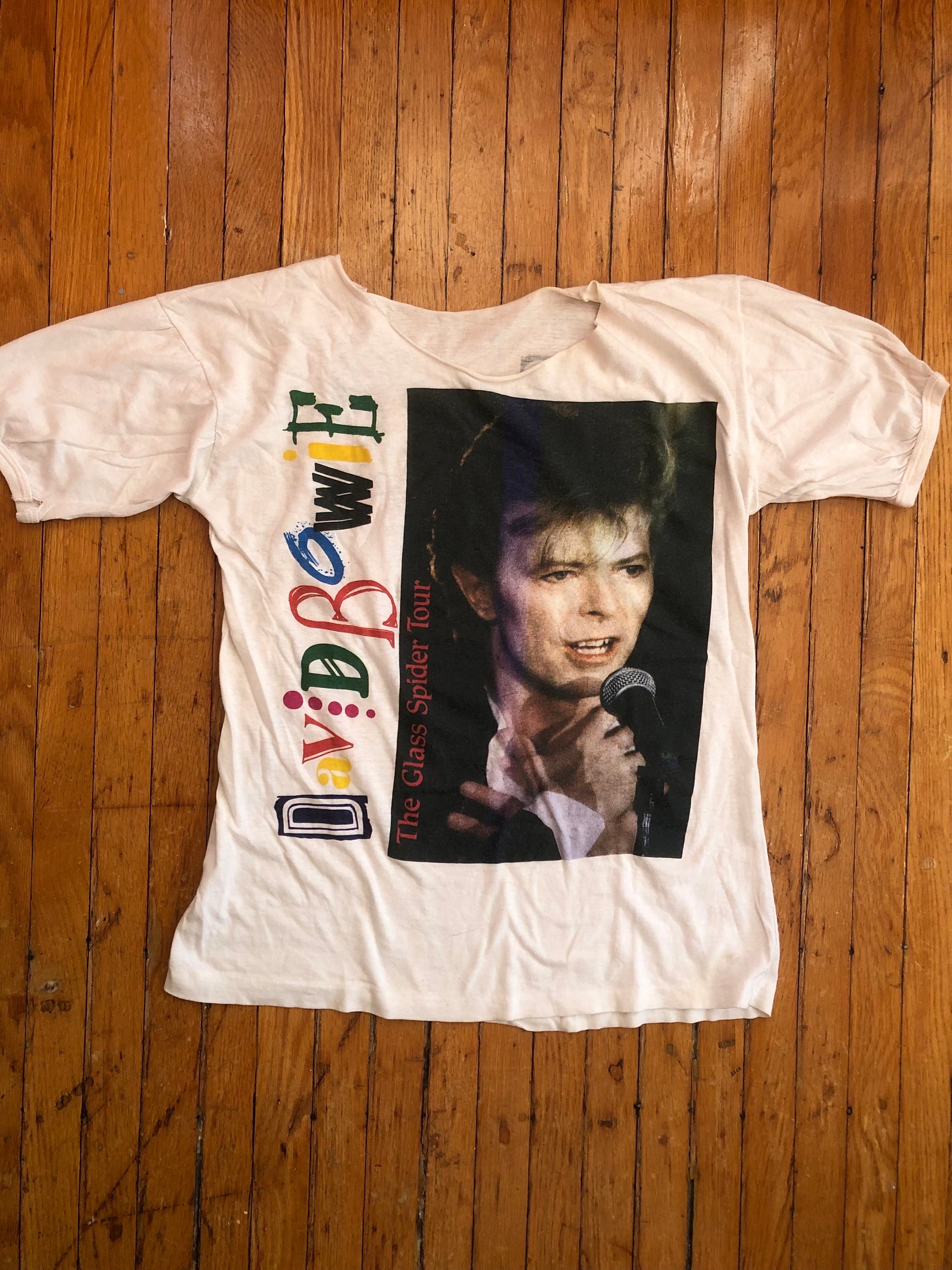 1987 David Bowie - Glass Spider Tour Vintage Band Tee Shirt