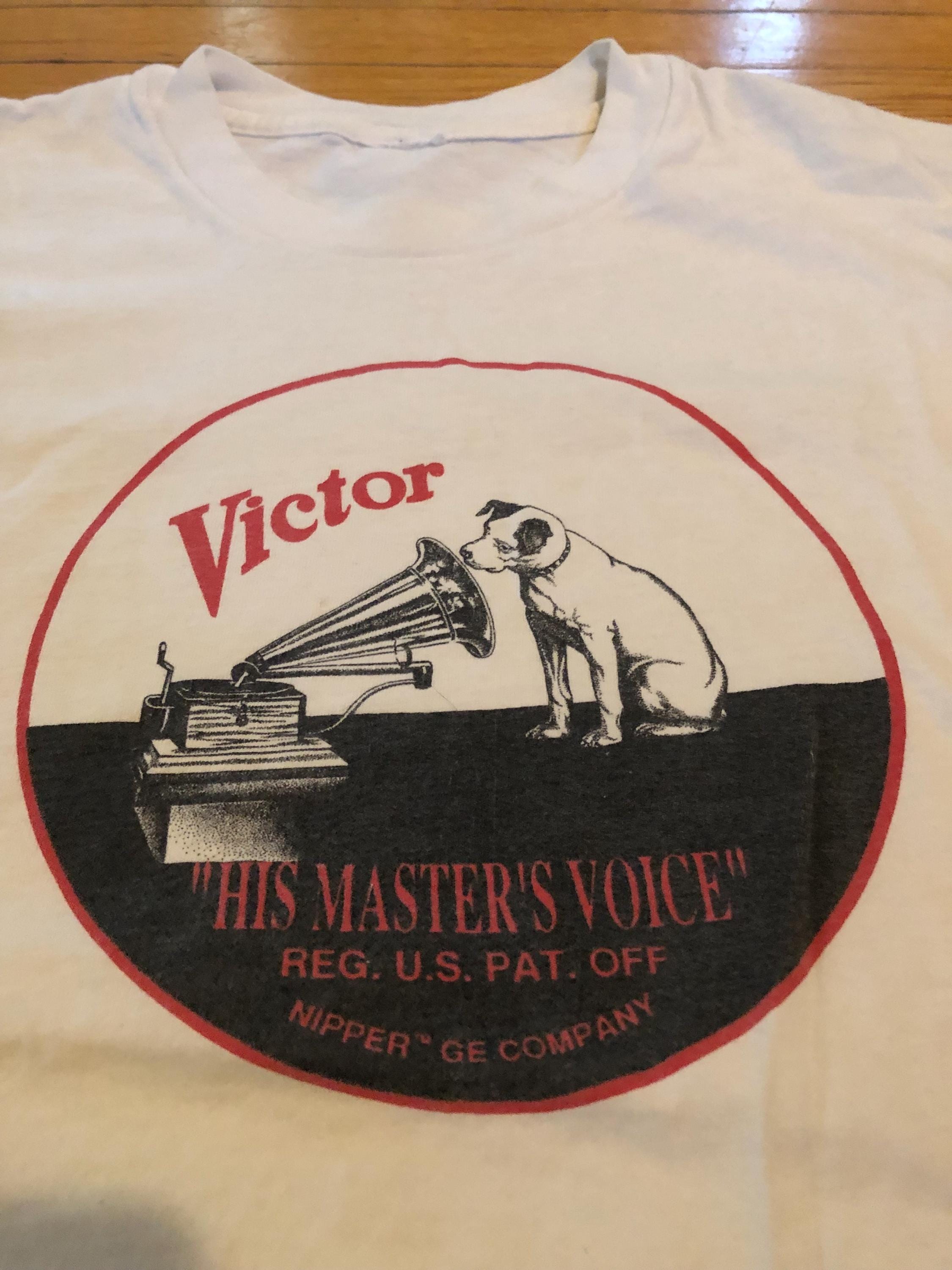 90s Victor - His Masters Voice - Vintage Tee Shirt - Etsy