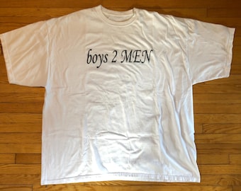 Vtg 1998 Boyz II Men Evolution Tour Concert T-shirt Black L 90s