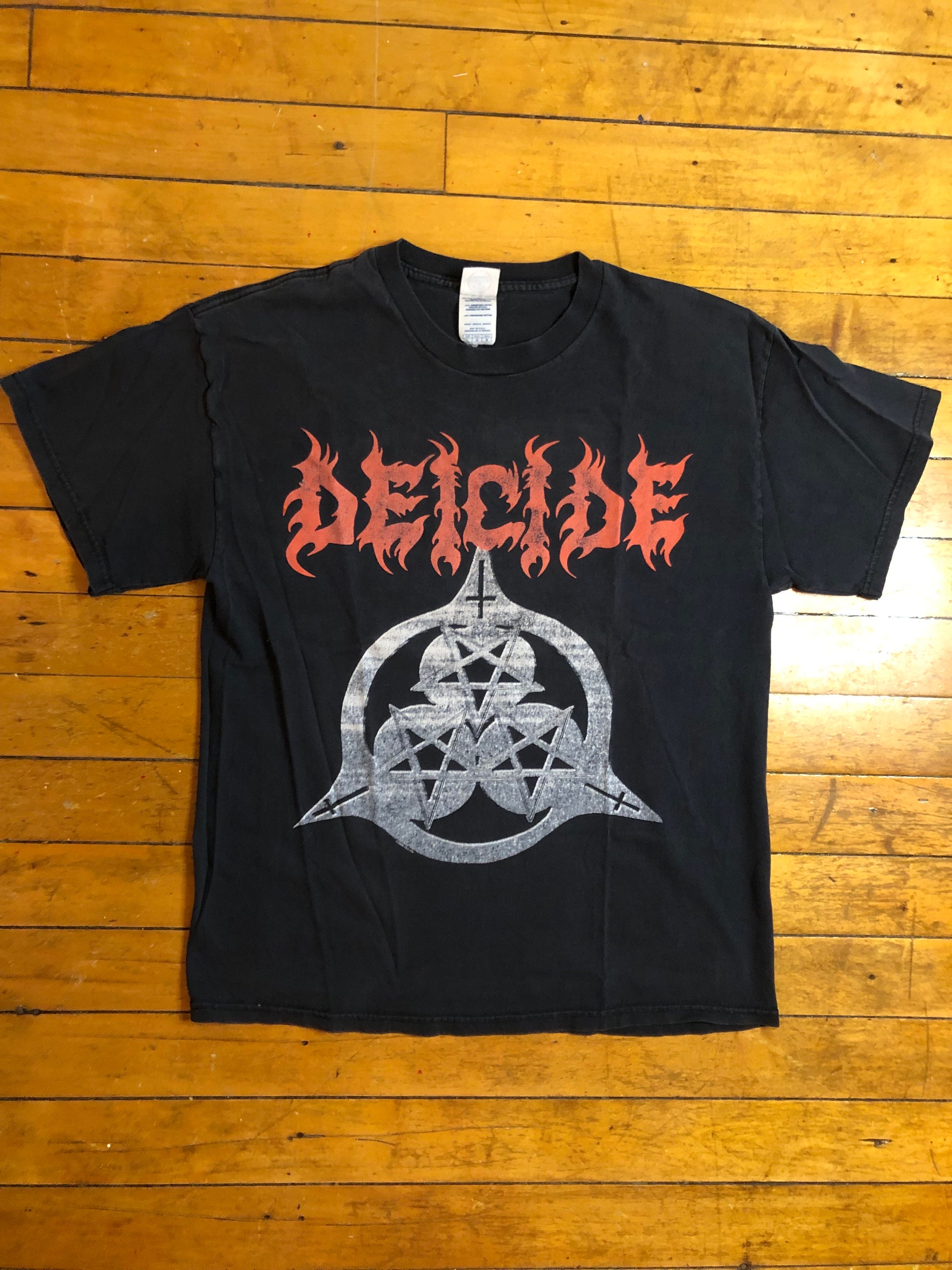 2006 Deicide Band - Once Upon the Cross - Vintage Tee Shirt - Etsy