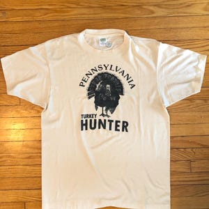 80s Pennsylvania Turkey Hunter vintage tee shirt