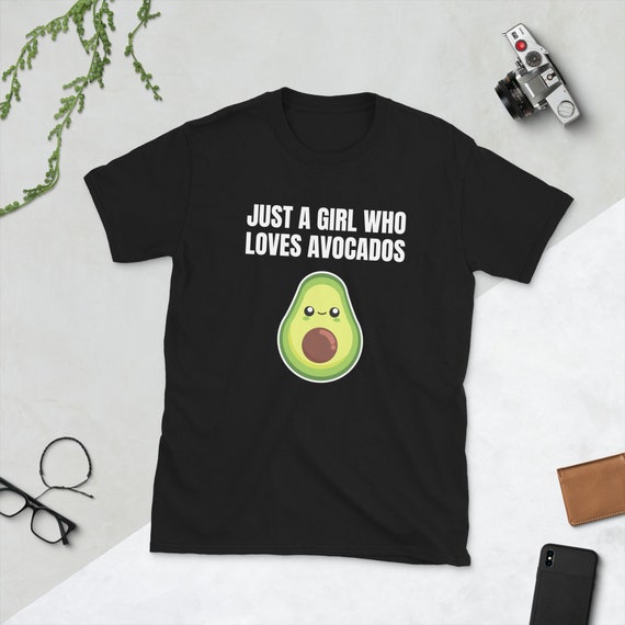 Just A Girl Who Loves Avocado T-Shirt Funny Guacamole Tee Just A Girl Who Loves Avocado T-Shirt Funny Guacamole Tee