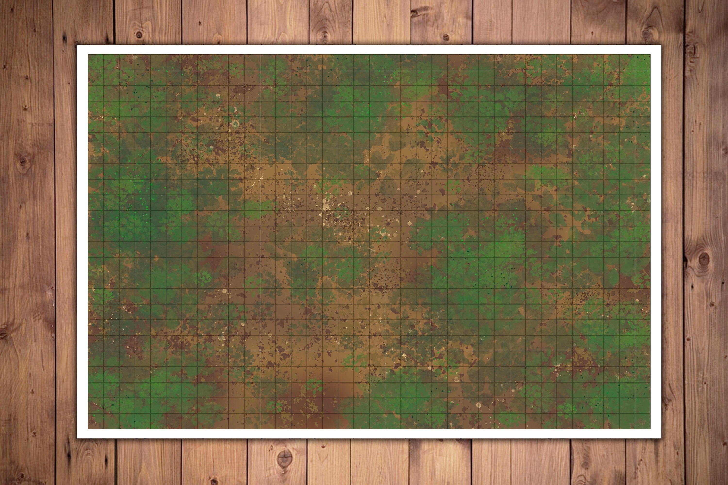 Durable 2x3ft Gaming Mat with 1 Inch Battle Grid for Tabletop Etsy