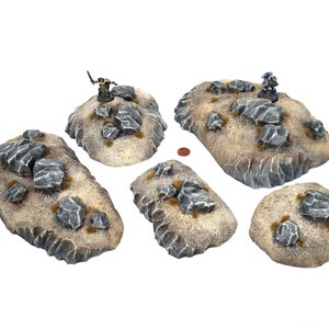 Handmade Desert Terrain: Rocky Outcroppings for Wargaming