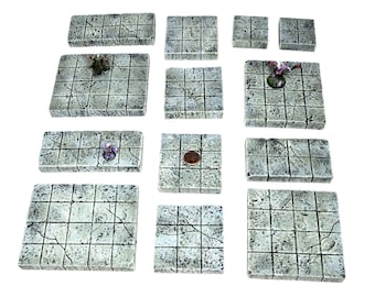 Handcrafted Dungeon Tiles: 28mm RPG Tabletop Terrain