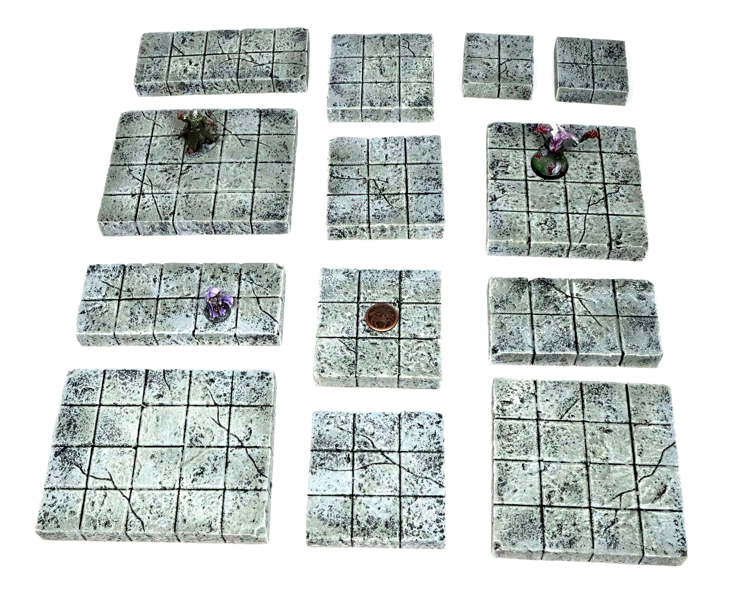 EnderToys Verschließbare Dungeon-Fliesen - Mauerwerk Und Stein