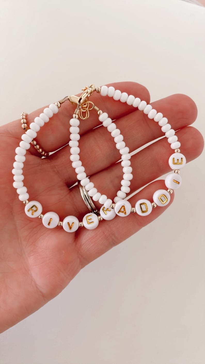Personalized Girl Bracelet Name Bracelet Baby Bracelet Etsy