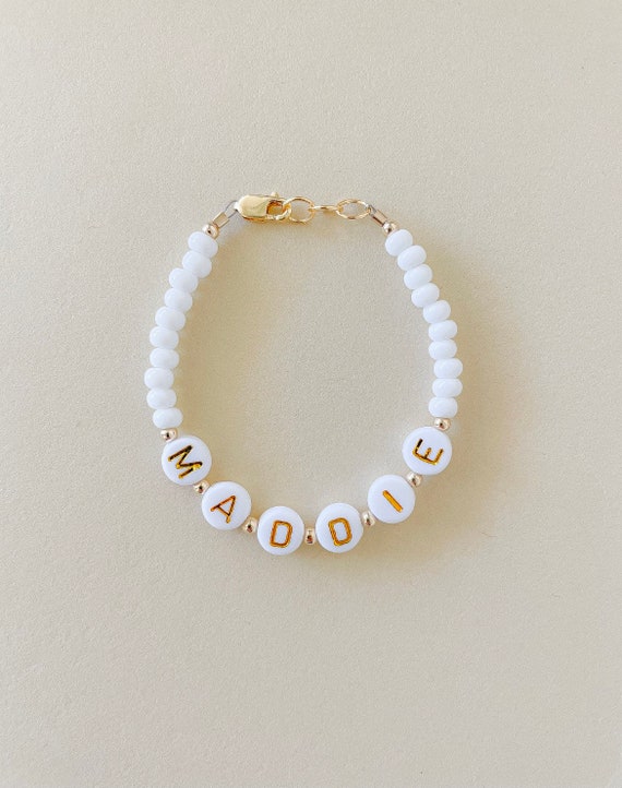 Infant Name Bracelet by Grow-With-Me® - BeadifulBABY