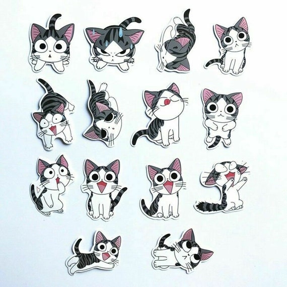 Chis Sweet Home Stickers 14 Piece Set Lot Chi Cat Anime Manga Sticker Decal