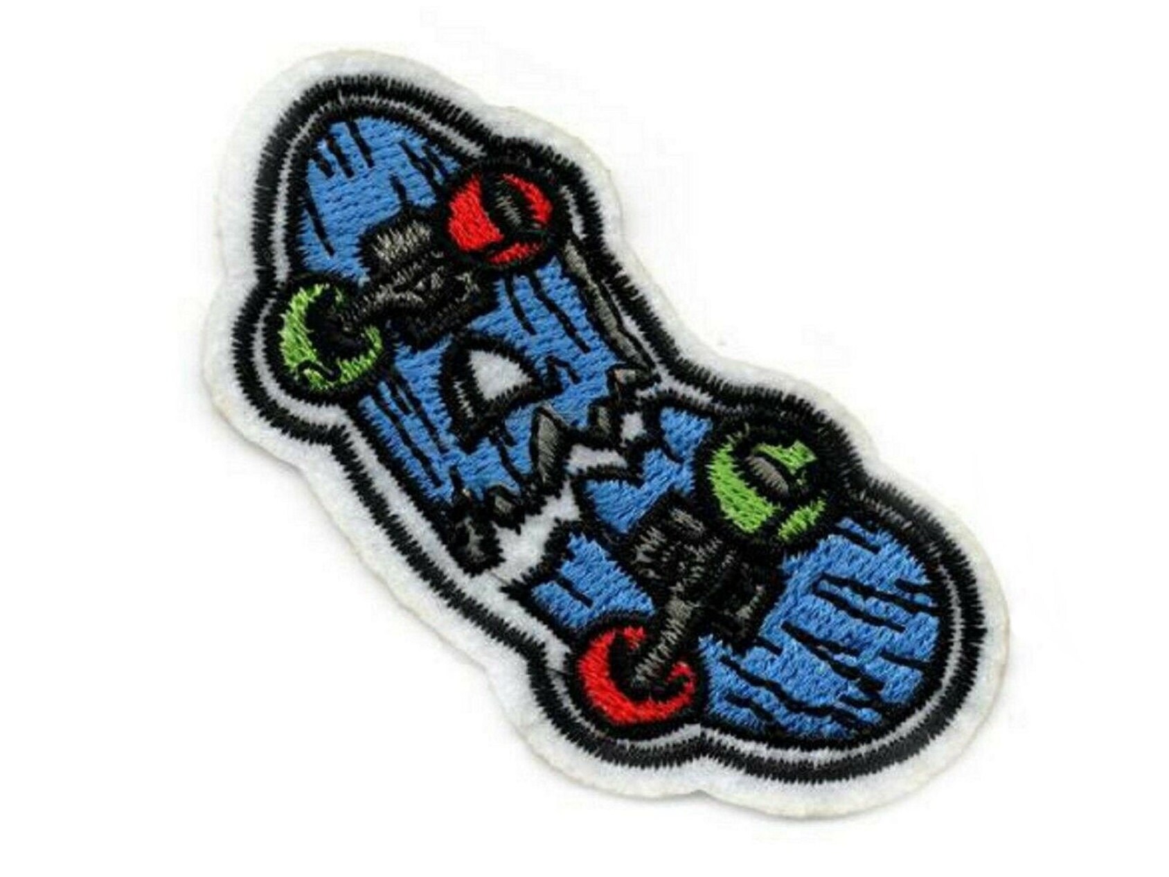 Snapped In Half Skateboard IronOn Patch Etsy