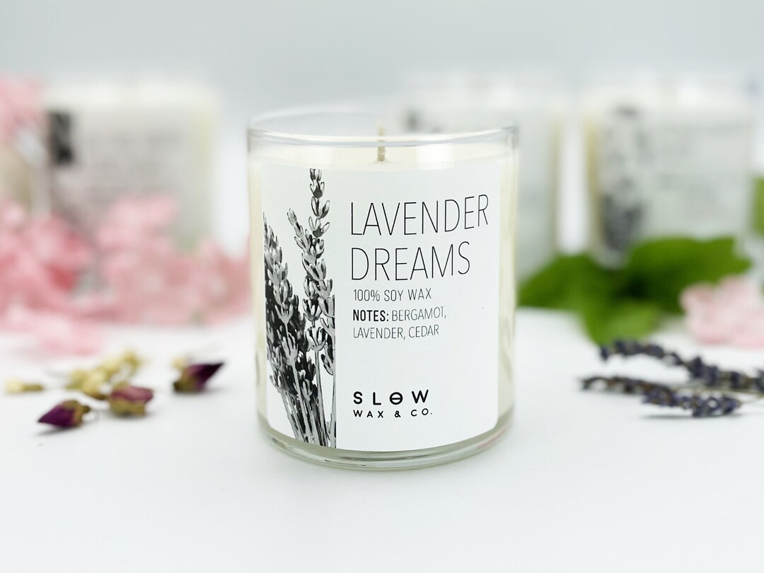 Aroma Vegane Sojawachs ätherische ÖlKerze Etsy.de