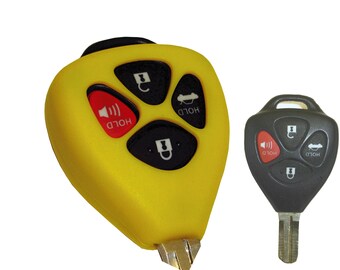 Toyota key fob rubber remote cover Yaris Camry Corolla 86 2017 2016 2015 2014