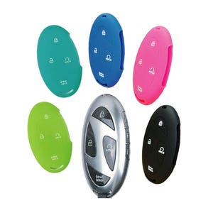 Keyless Entry Key Fob Rubber Remote Cover Skin Case for Hyundai  2023 2024 2025 2026 Elantra Ioniq Kona Santa Fe part# HYKIK194N