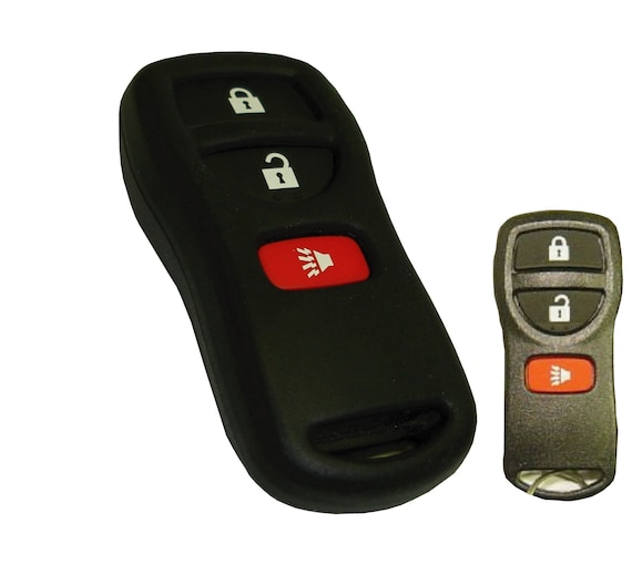 KeyGuardz Silicone Cover For Nissan Key Fob - Protective Case For Versa, Cube, Sentra, Rogue (FCC CWTWB1U751)