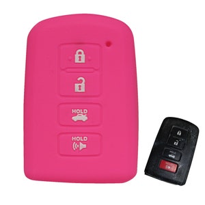 Keyless Entry Key Fob Rubber Remote Cover fits Toyota Highlander Camry Corolla Yaris part# TYOTAG104N