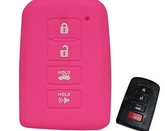Toyota Keyless Entry Remote Rubber Key Fob Cover For Highlander Camry Corolla Yaris TYOTAG104N