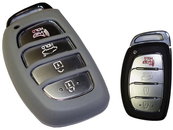 KeyGuardz Silicone Remote Key Fob Cover For Hyundai Kia Elantra Sonata - Soft Rubber Protective Case, Easy Slip-On Fit - View #5