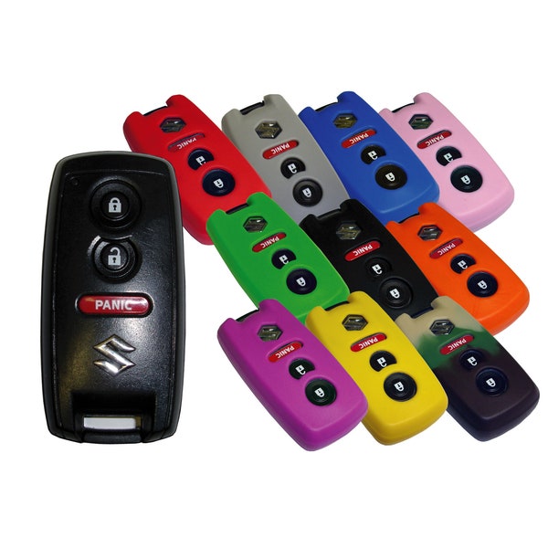 Keyless Entry Remote Rubber Key Fob Cover fits Suzuki SX-4 Grand Vitara part# SUZIQ23