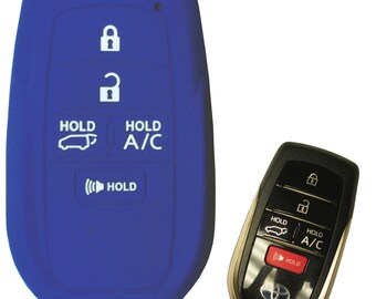 Custodia In Pelle Per Chiave Auto Toyota - 3 Tasti, Colore Rosa - Compatibile Con Camry, RAV4, Hilux, Prado E Altri