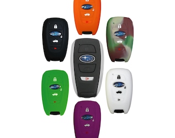A Keyless Entry Remote Rubber Key Fob Cover fits Subaru Ascent BRZ Forester Impreza Legacy Outback WRX  XV Crosstrek  #SUBRO34N