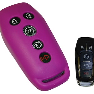 Keyless Entry Remote Key Fob Rubber Cover fits Ford Lincoln Mustang Explorer 2015 2016 2017 F150 part# FRDB85